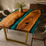 Turquoise Blue Coffee Table
