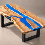 Blue Resin Table