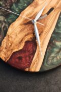 Multi Color Resin Custom Wall Clock, Luxury Wall Décor, Live Edge Wooden Clock, Unique Home Décor, Perfect Gift - Image 3