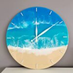 Handmade Resin wall Clock