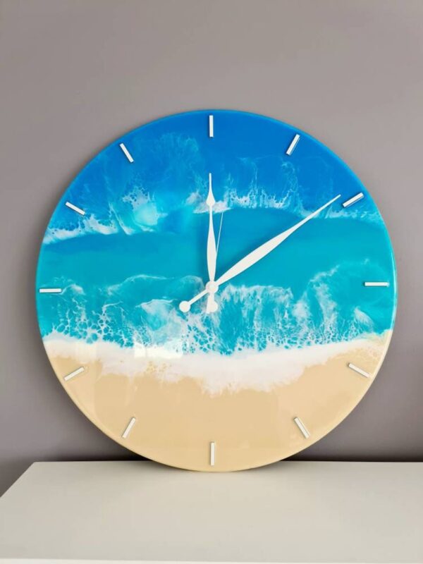 Handmade Resin wall Clock